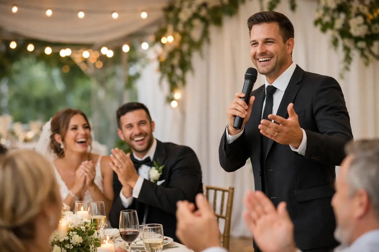 18 Wedding MC Announcement Examples That Work