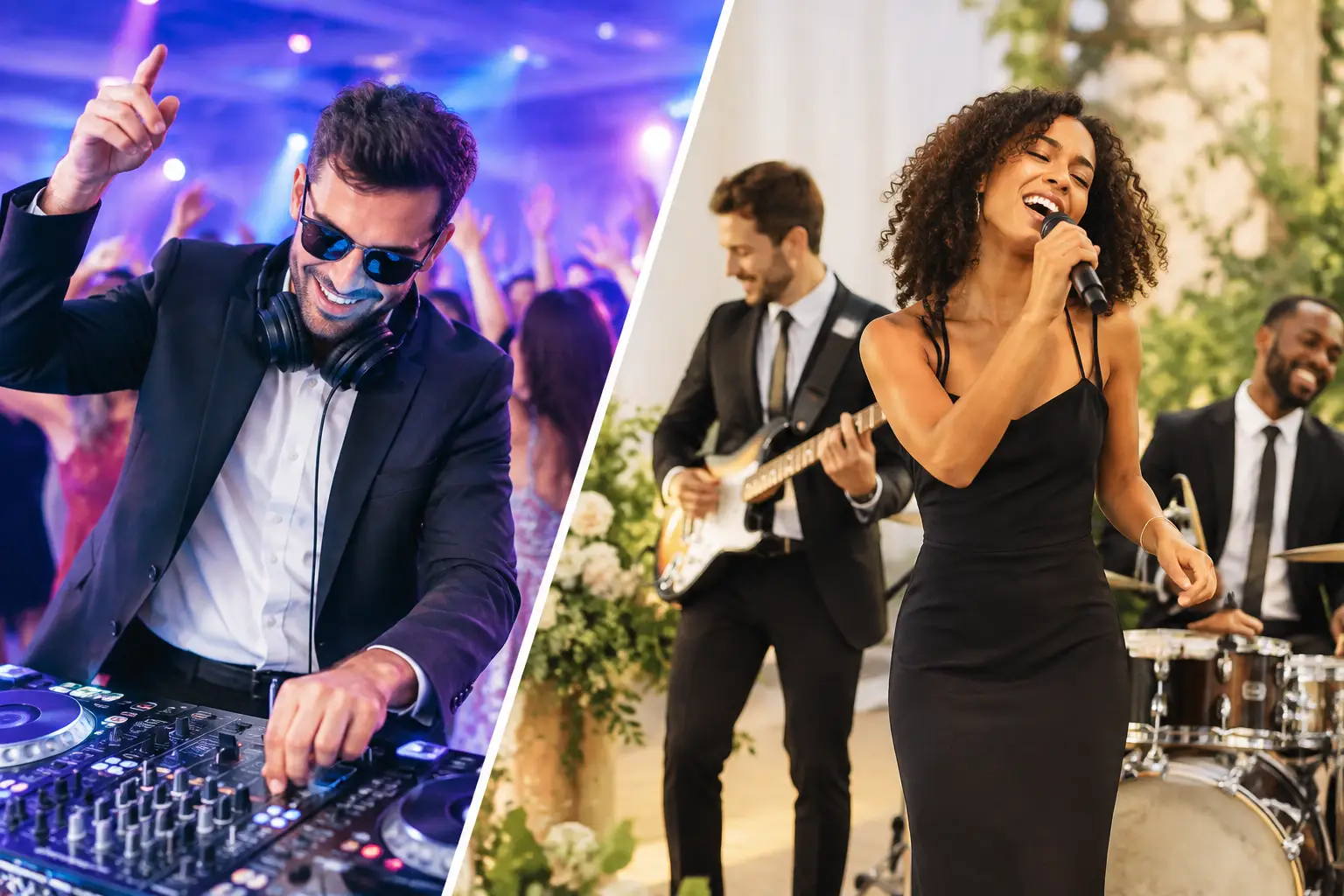 DJ or Live Band: Which Fits Your Wedding?