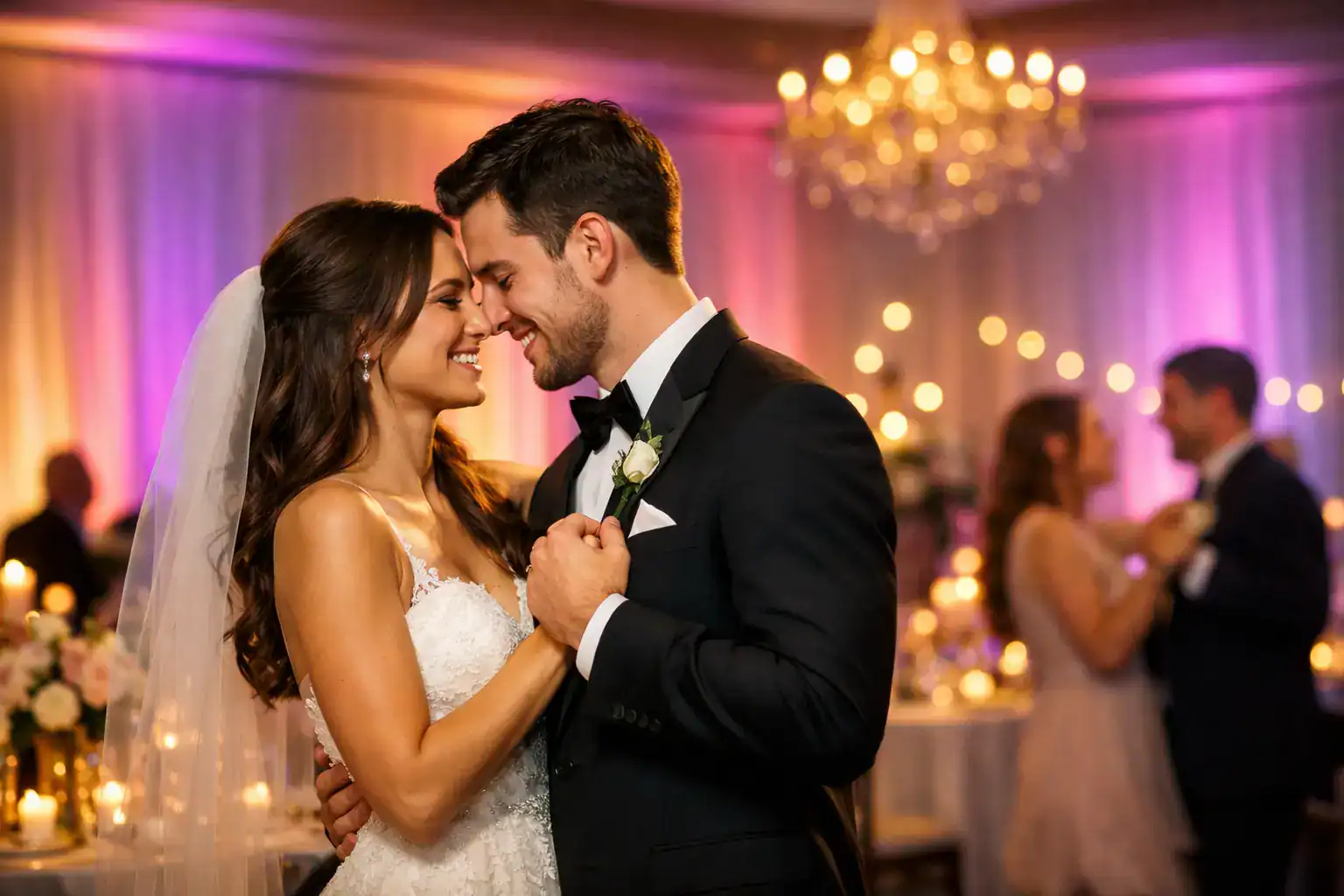 How to Use Reception Uplighting at Your Wedding