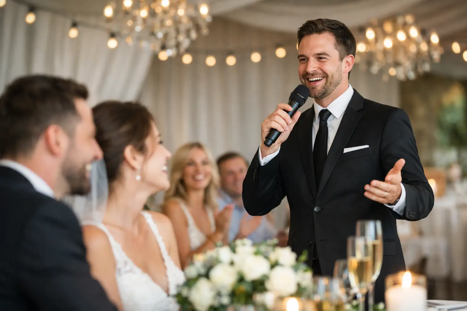 What Does Wedding MC Do at a Reception?