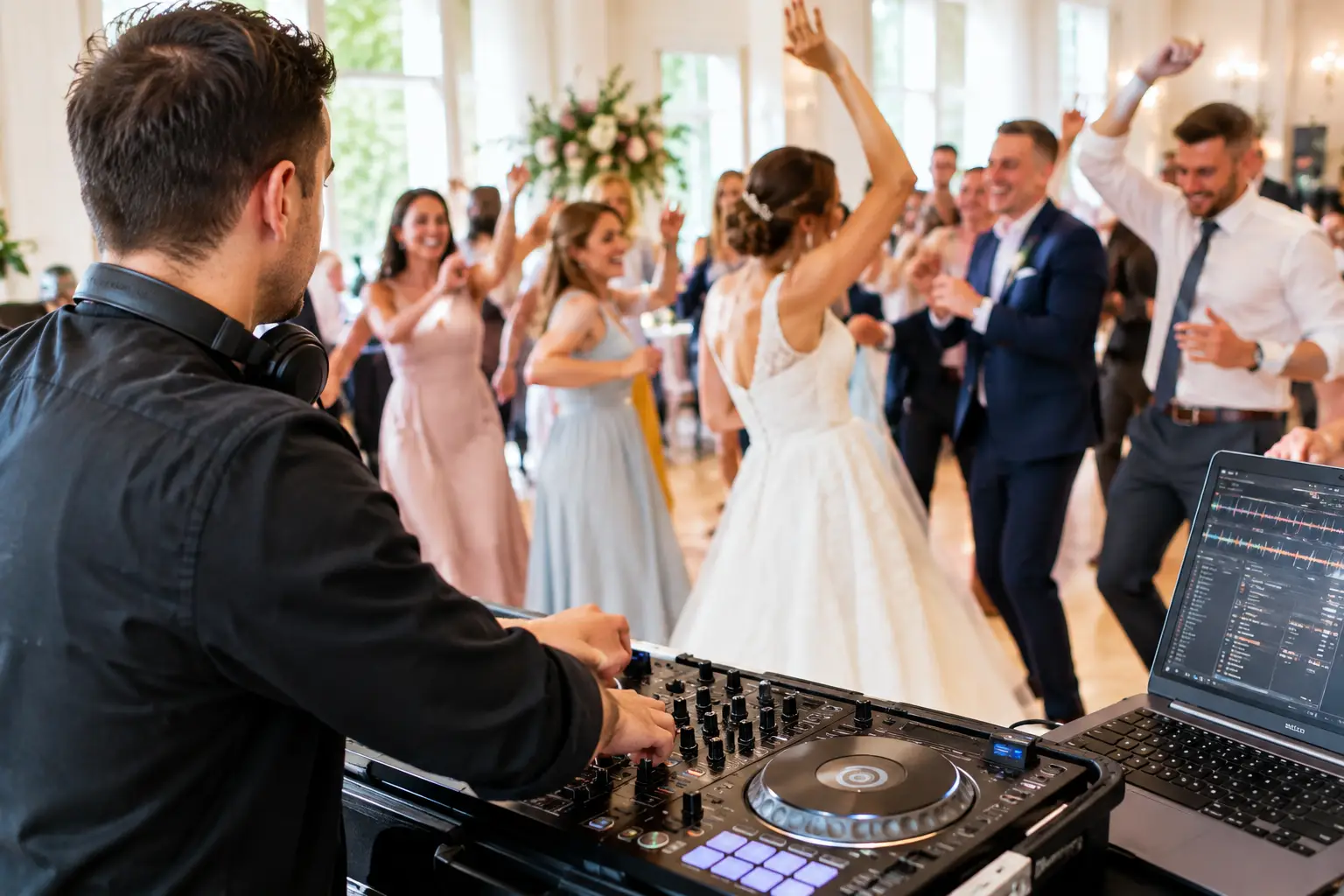 When Should DJ Start Reception Music Playing?